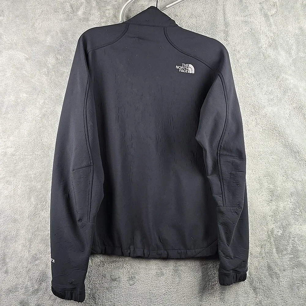 The North Face Apex Softshell Jacket Mens Size Medium‎ Black Full Zip Hiking